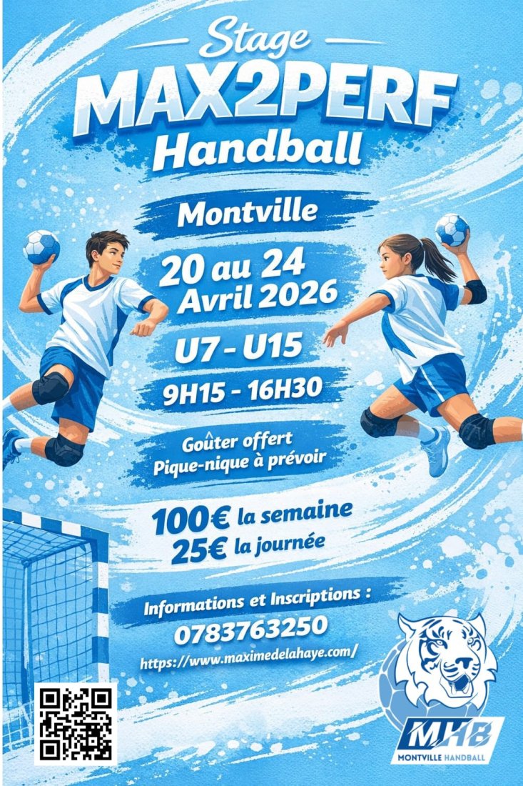 Stage de handball - MAX2PERF
