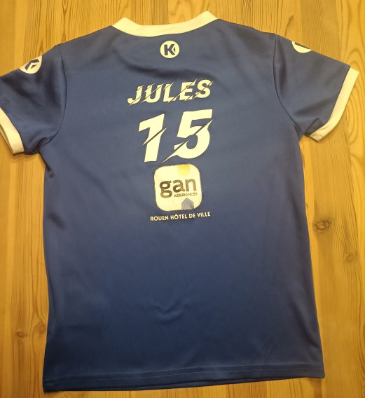 Maillot club n°15 - Prénom JULES